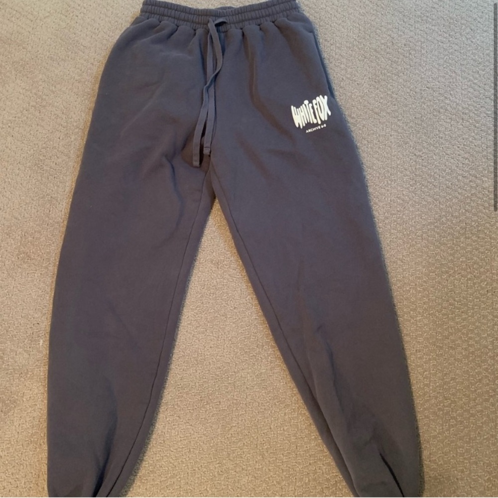 White Fox Boutique Navy Sweatpants
